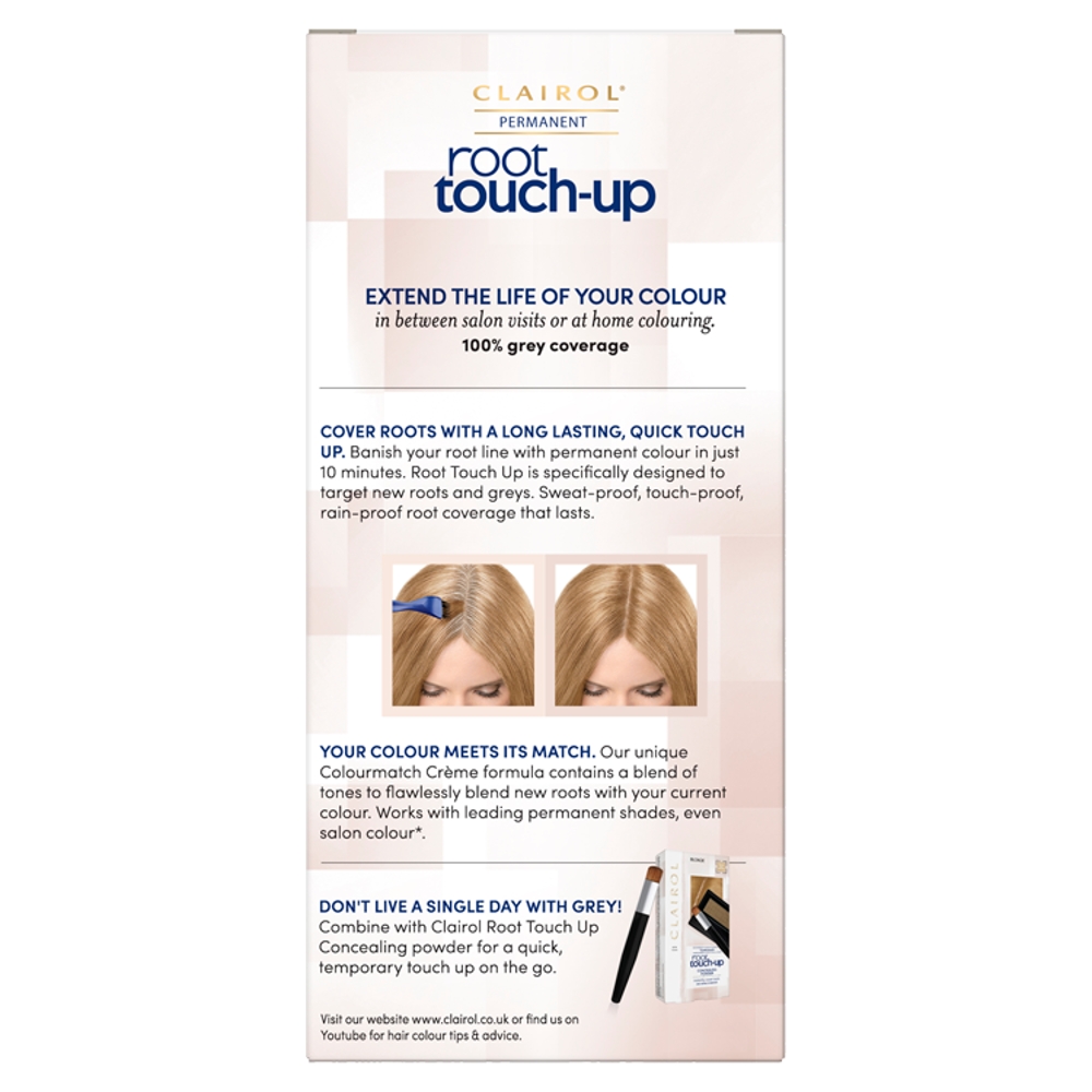 Clairol Root Touch-Up Medium Blonde 8 Permanent Hair Dye Image 3