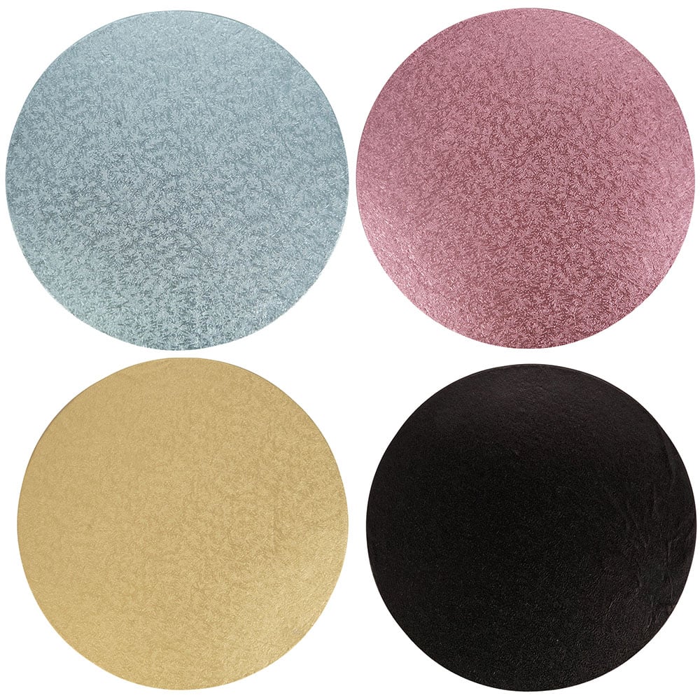 8" Round Cake Board in Assorted styles Image 1