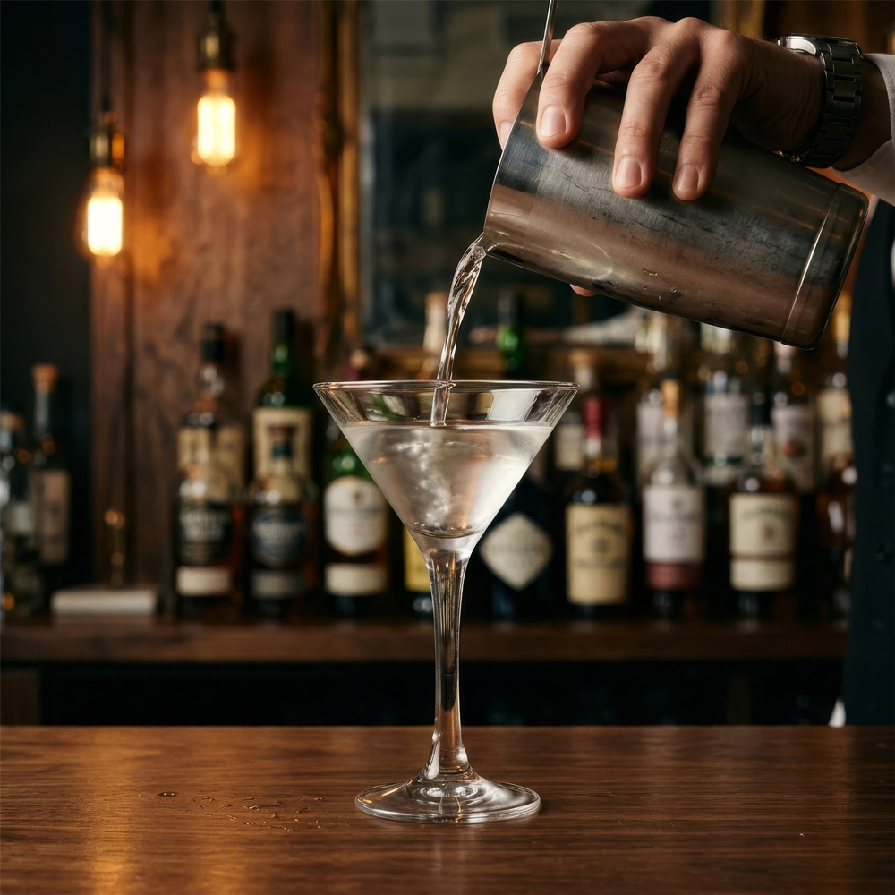 Rink Drink Clear Martini Glass 175ml 24 Pack Image 5