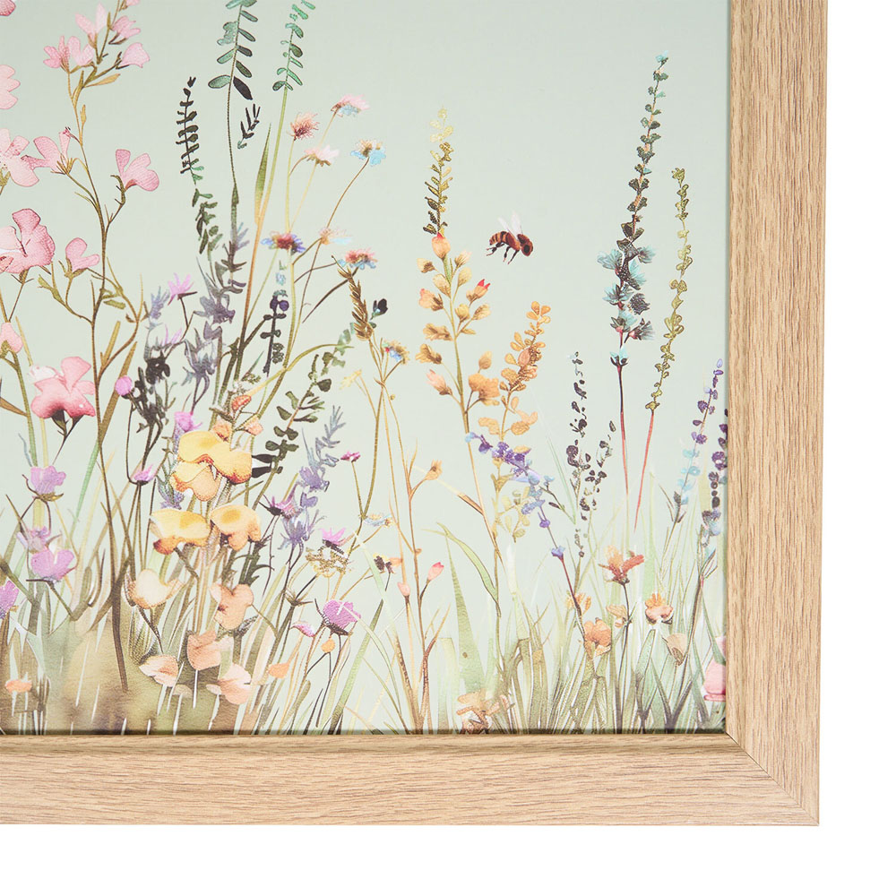 Floral Bees Laptray Sage Image 5