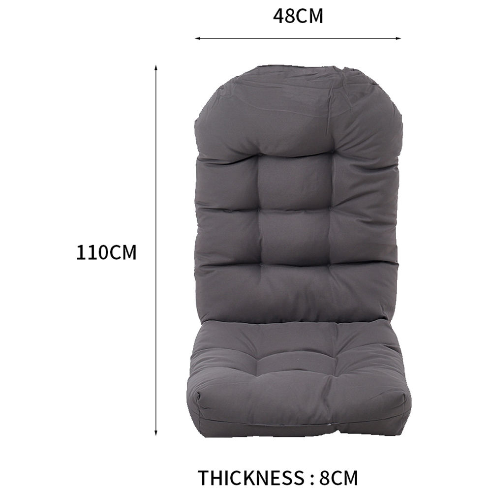 Living and Home Outdoor Waterproof Tufted Swing Seat Cushion Image 9