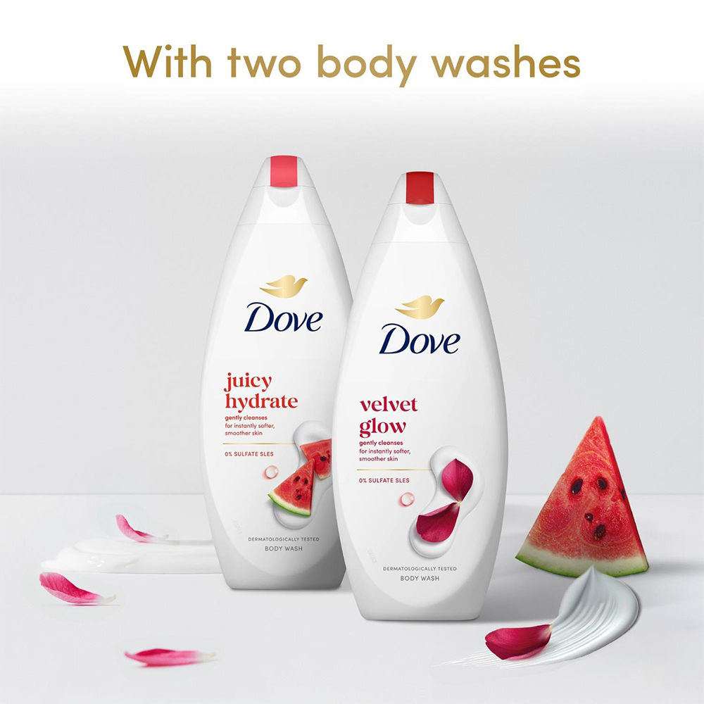 Dove Unwrap and Discover Body Wash Collection Gift Set 2 Piece 2 Pack Image 4