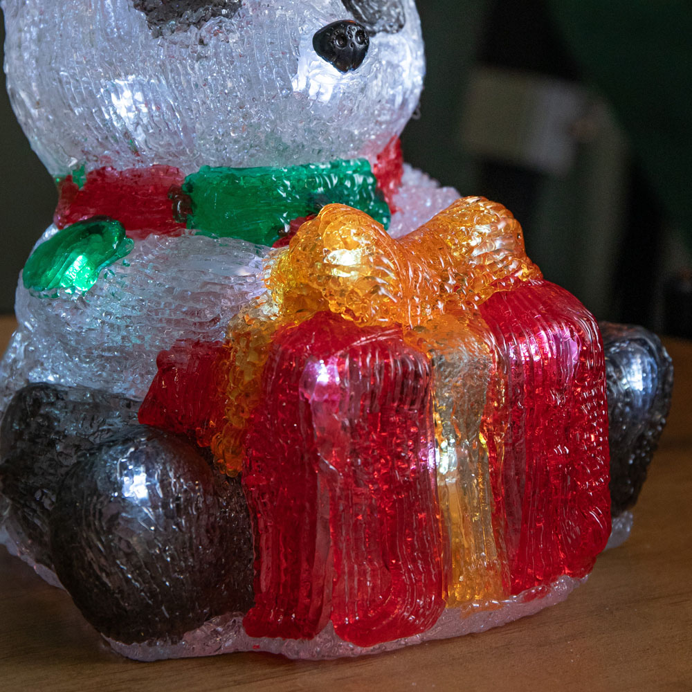 Samuel Alexander 30 Cool White LED Ice Panda Christmas Decoration 20cm Image 6