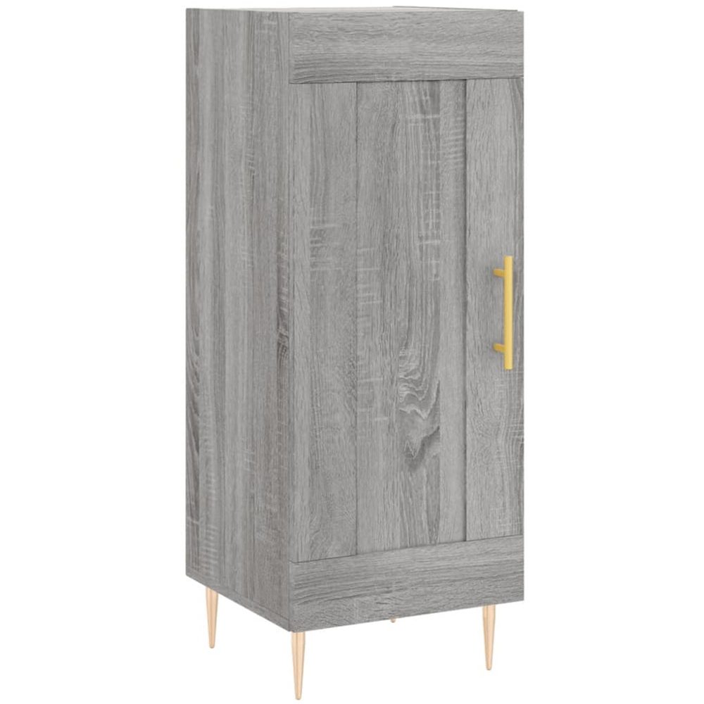 vidaXL 2 Door Grey Sonoma Highboard Image 7