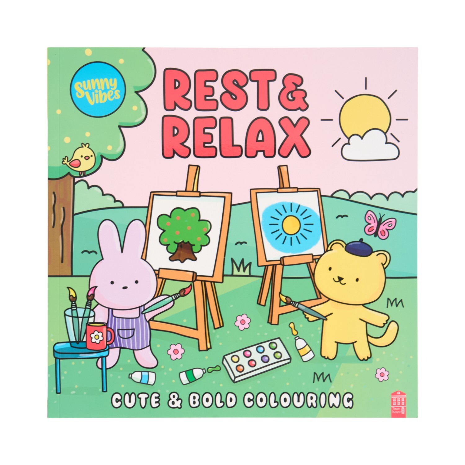 Rest and Relax or Love and Hugs Colouring Book Image 4