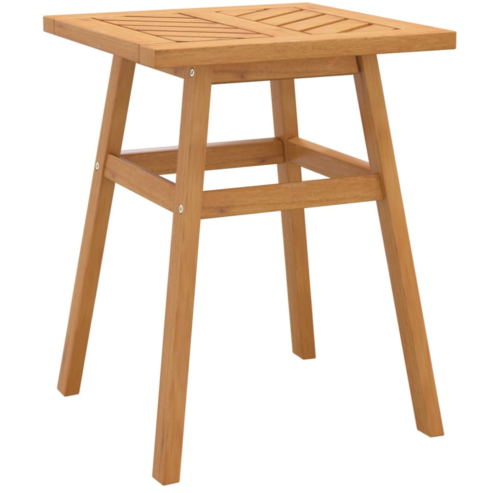 vidaXL Brown Solid Wood Acacia Side Table Image 2