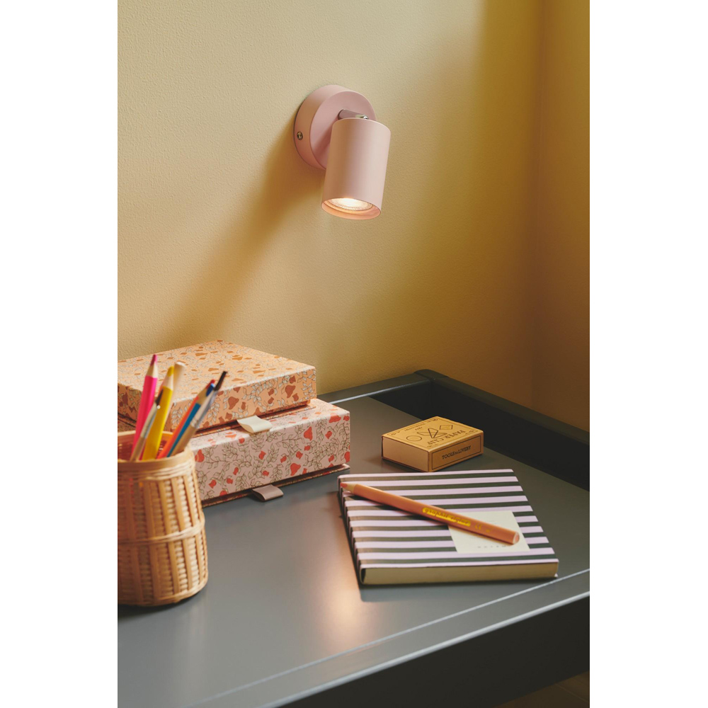 Nordlux Explore Dusty Rose Adjustable Wall Light Image 2