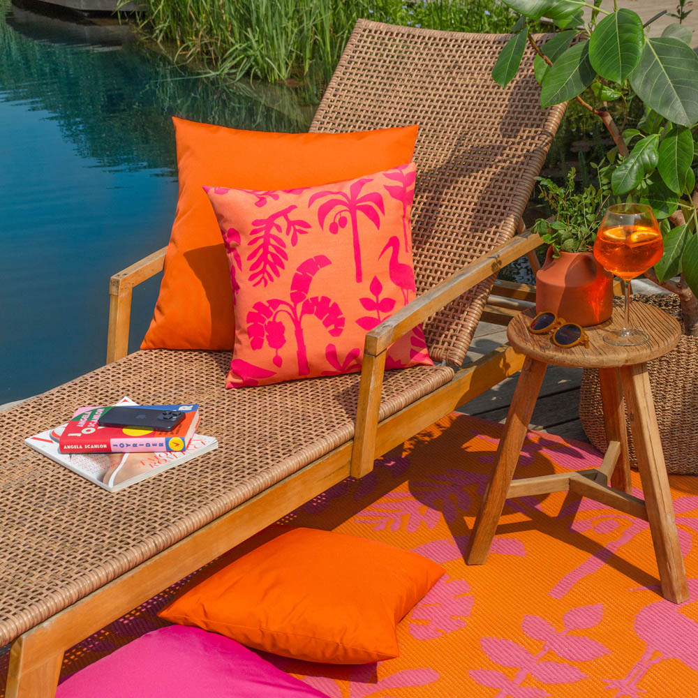 furn. Marula Orange Recycled Rug 120 x 180cm Image 6