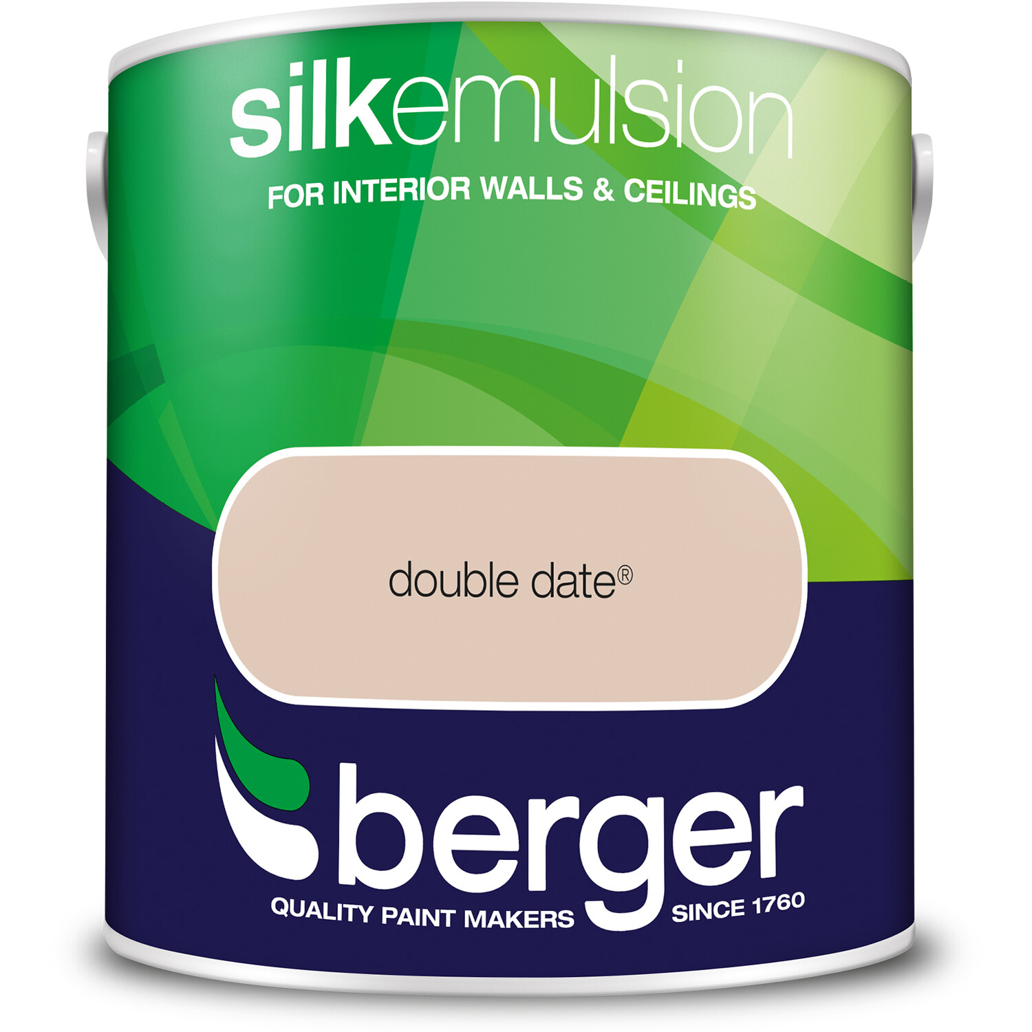Berger Walls & Ceilings Double Date Silk Emulsion Paint 2.5L Image 2