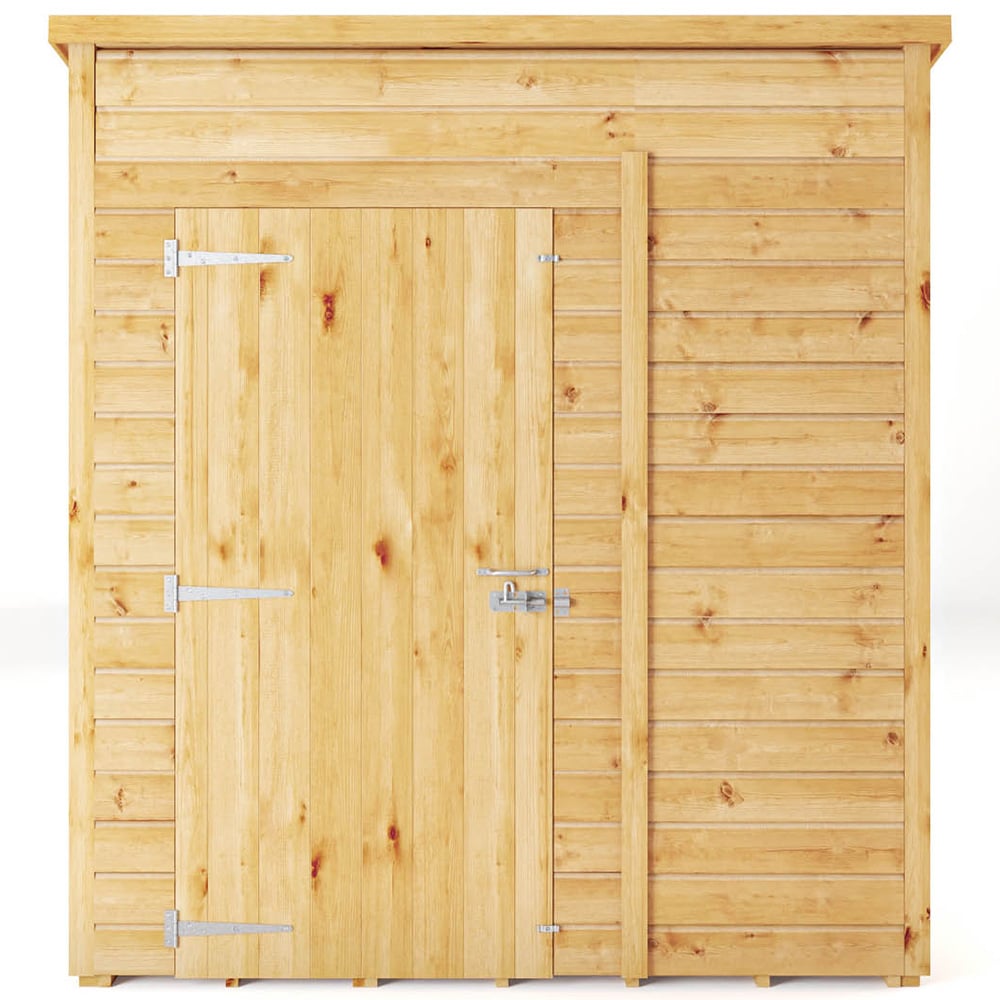 Mercia Woodsman 6 x 6ft Shiplap Pent Shed Image 3