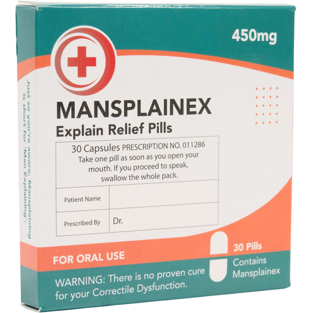Pack of 30 Mansplainex Explain Relief Pills Image 2
