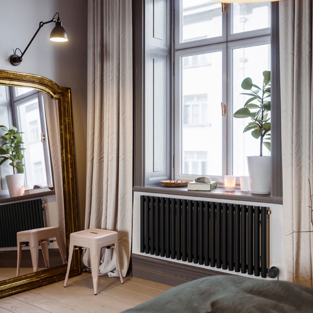 Terma Rolo-Room E Wi-Fi Heban Black Electric Radiator 1000W 580 x 1195mm Image 2