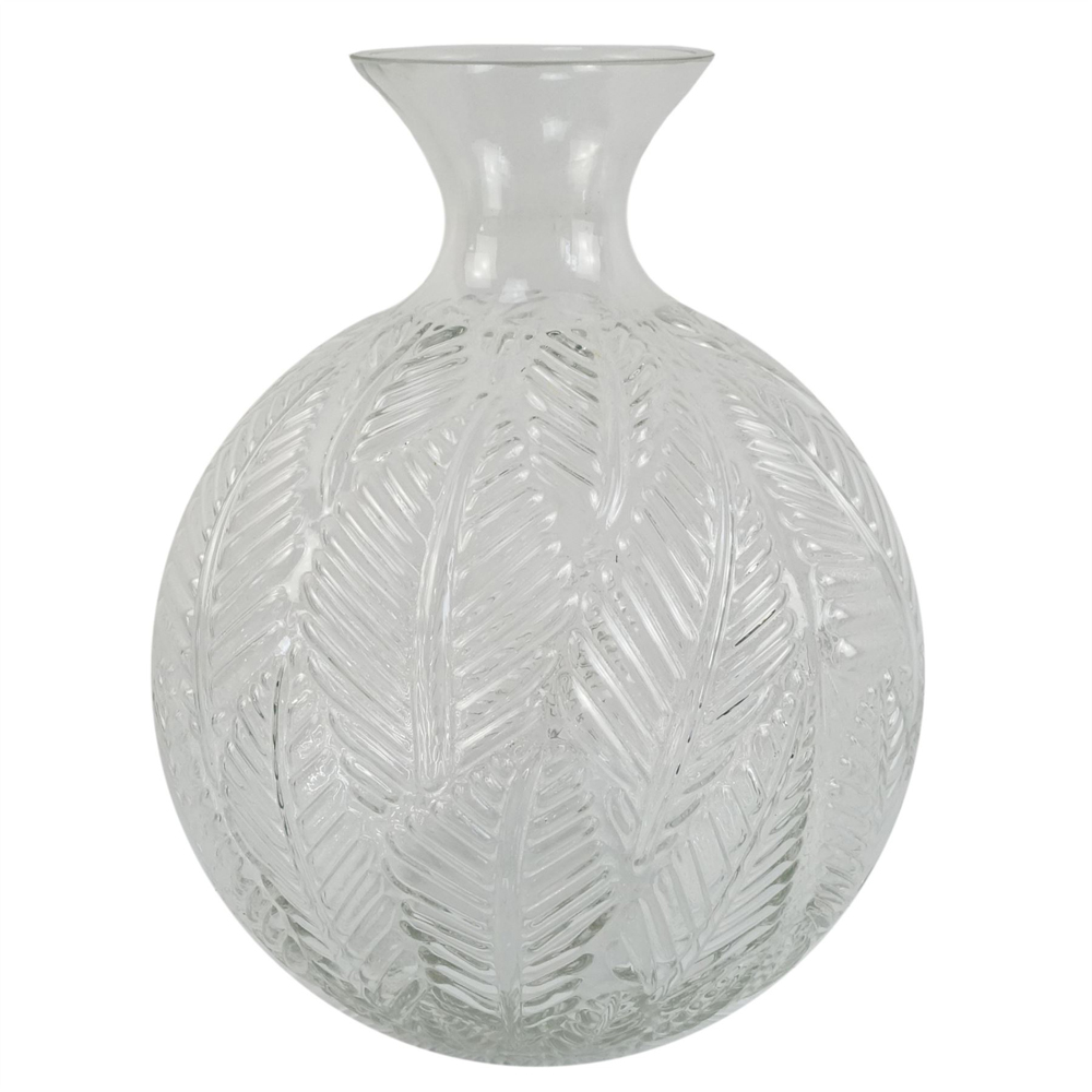 Leaf Artificial Red Chrysanthemum in Glass Ball Vase 70cm Image 3