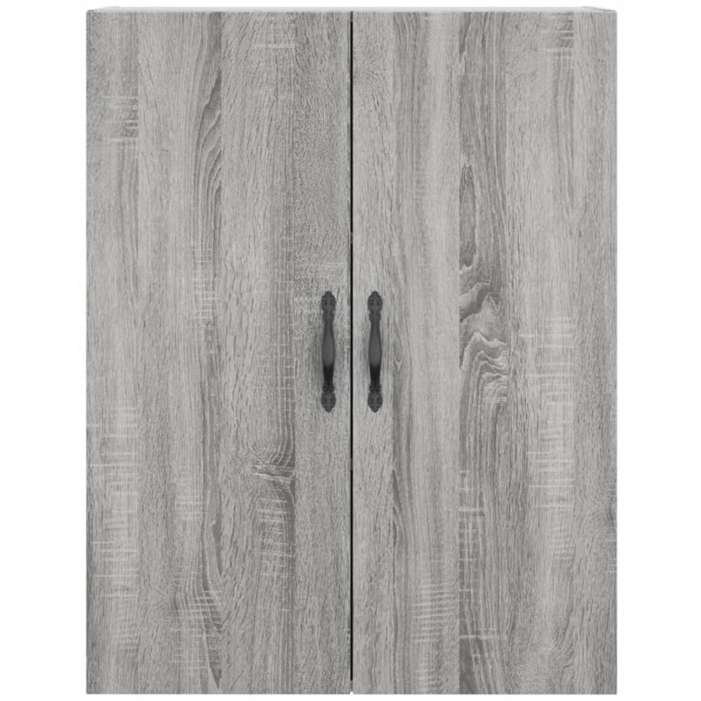 vidaXL 2 Door Grey Sonoma Wall Mounted Cabinet Set of 2 Image 6