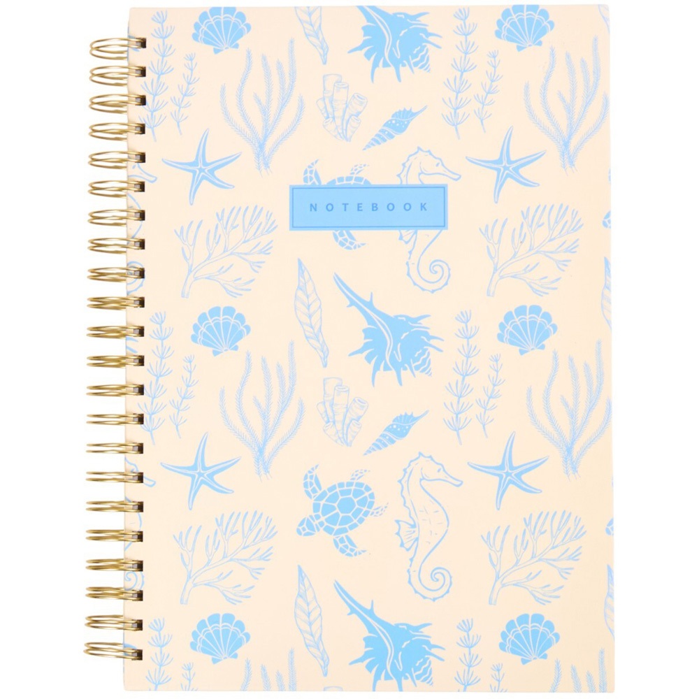 Seashell Spiral Bound Notebook A4 Image 3