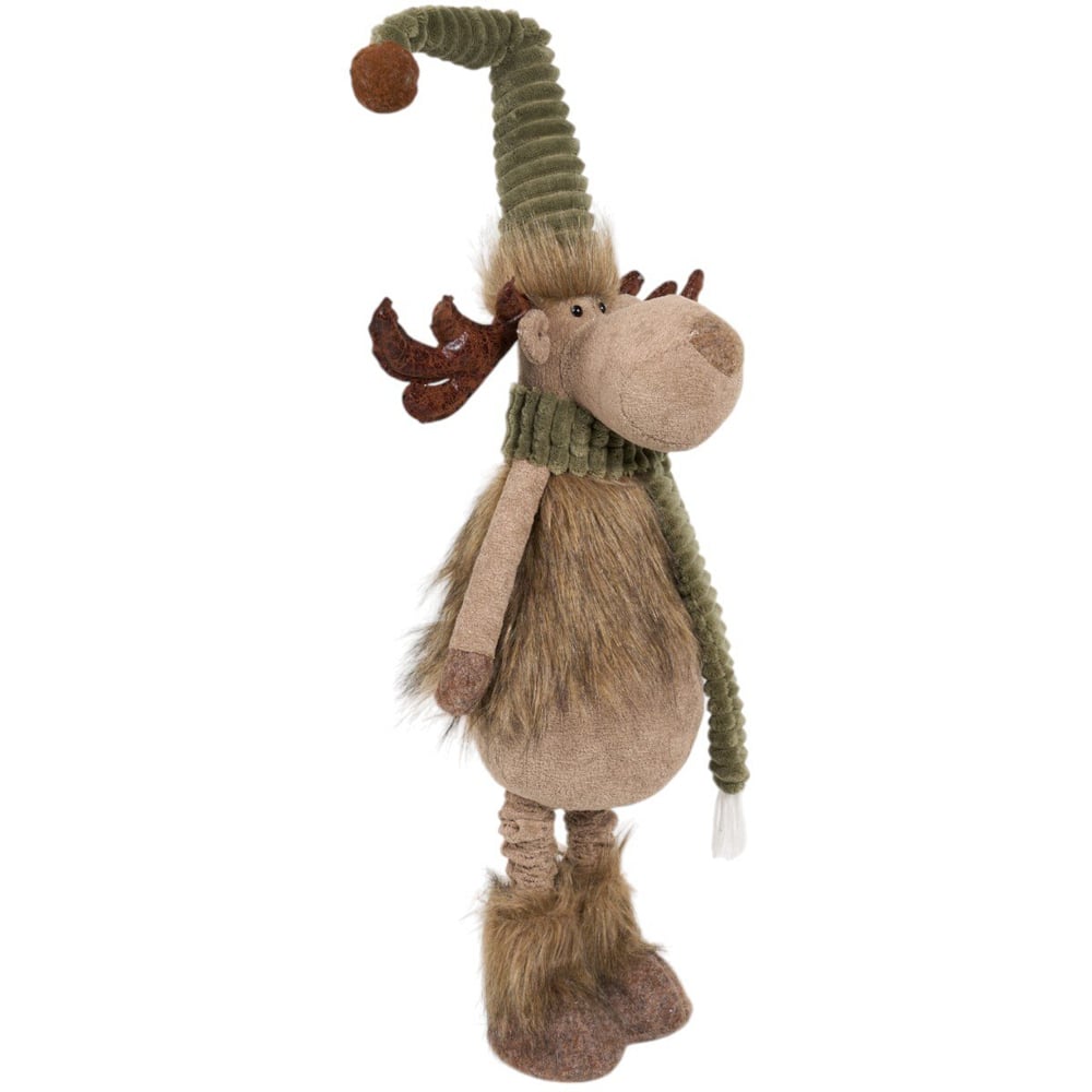 Extendable Woodland Reindeer Standing Decoration Brown Image 2