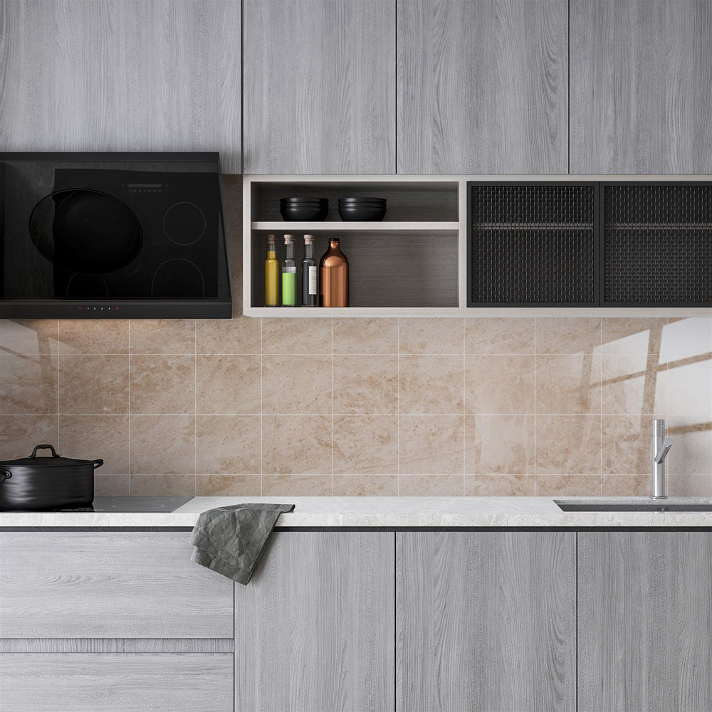 Walplus Marble Stone Topaz Brown Tile Sticker 24 Pack Image 3