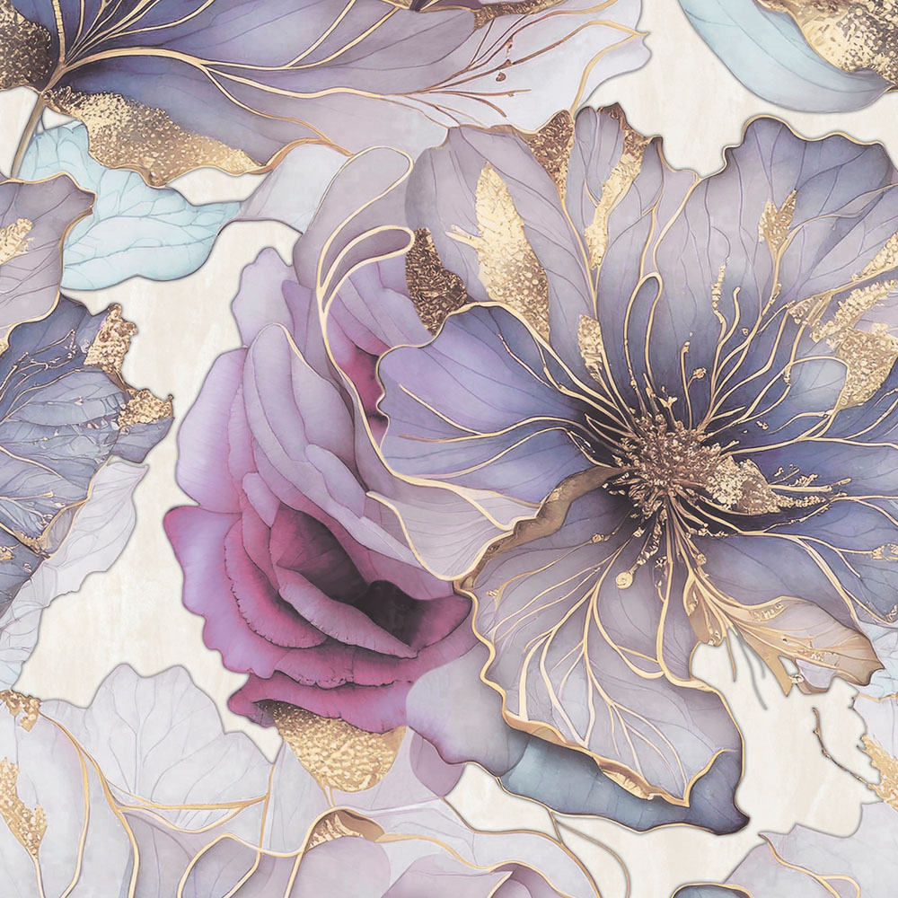 Muriva Renata Floral Multicolour Wallpaper Image 1
