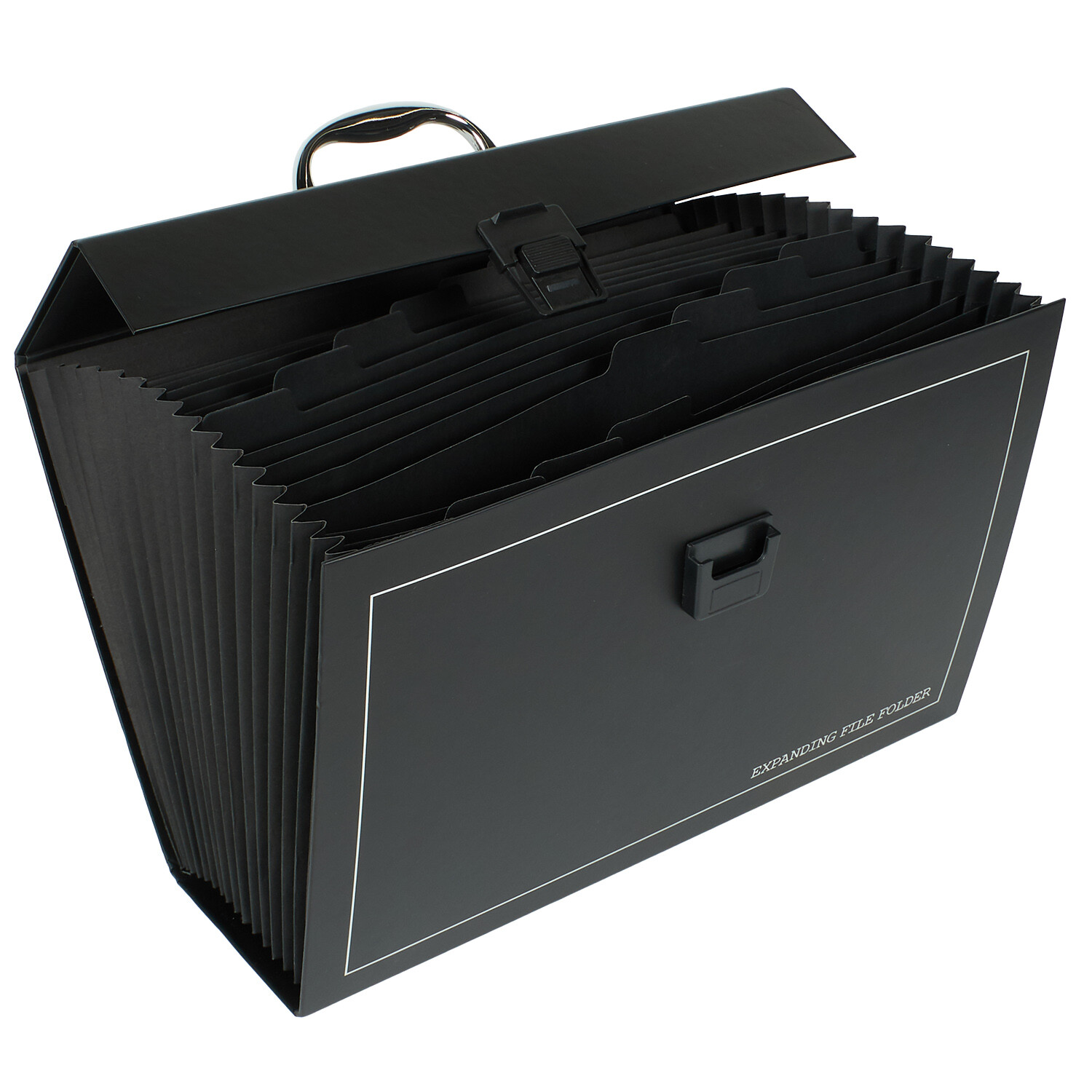 File Storage Folder - Black and Silver Image 3
