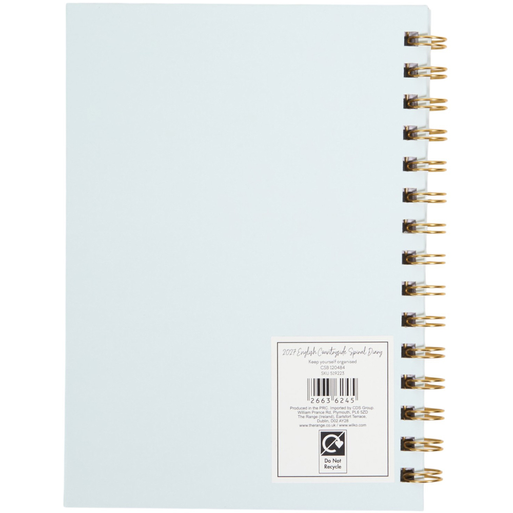 2027 English Countryside Spiral Diary Image 3