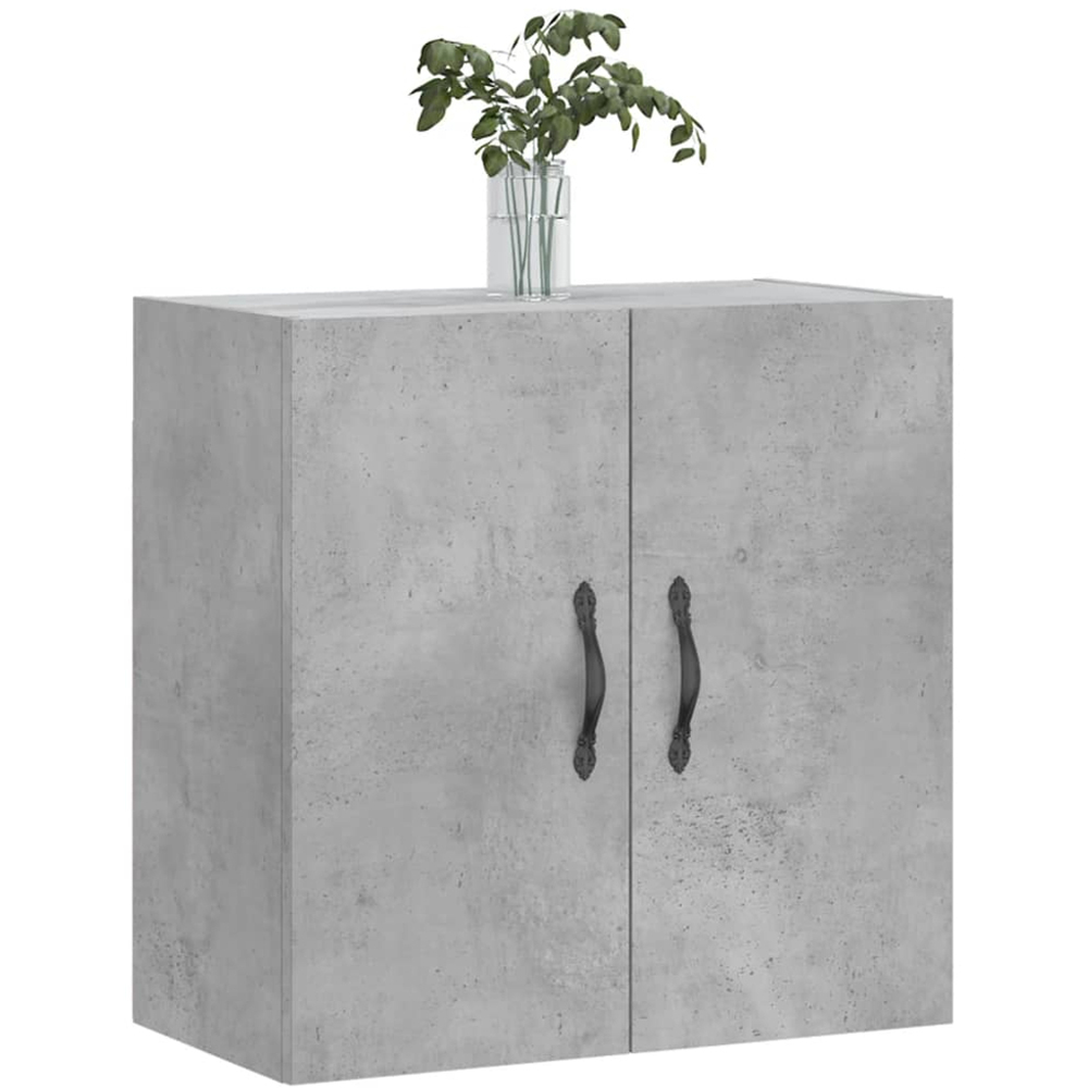 vidaXL 2 Door Concrete Grey Wall Cabinet Image 3