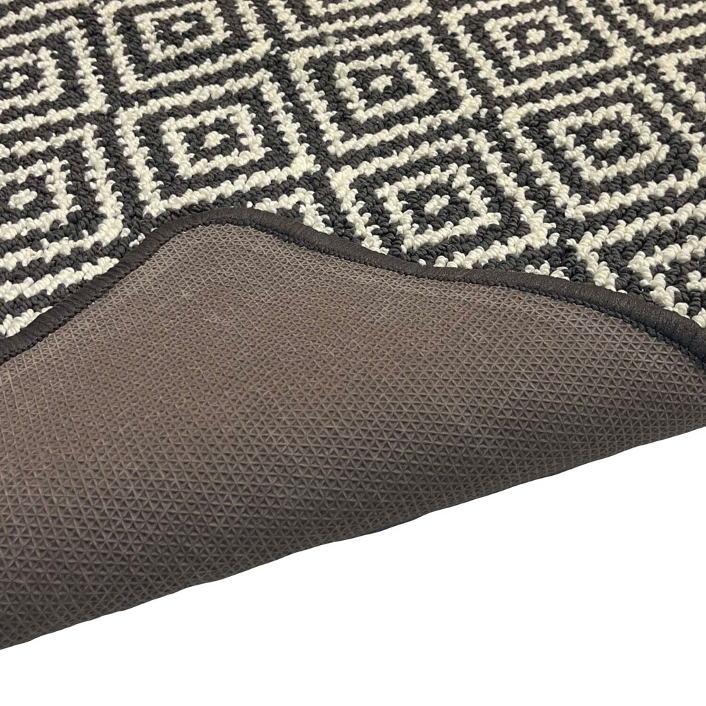 Polly Washable Door Mat Dark Grey Image 3