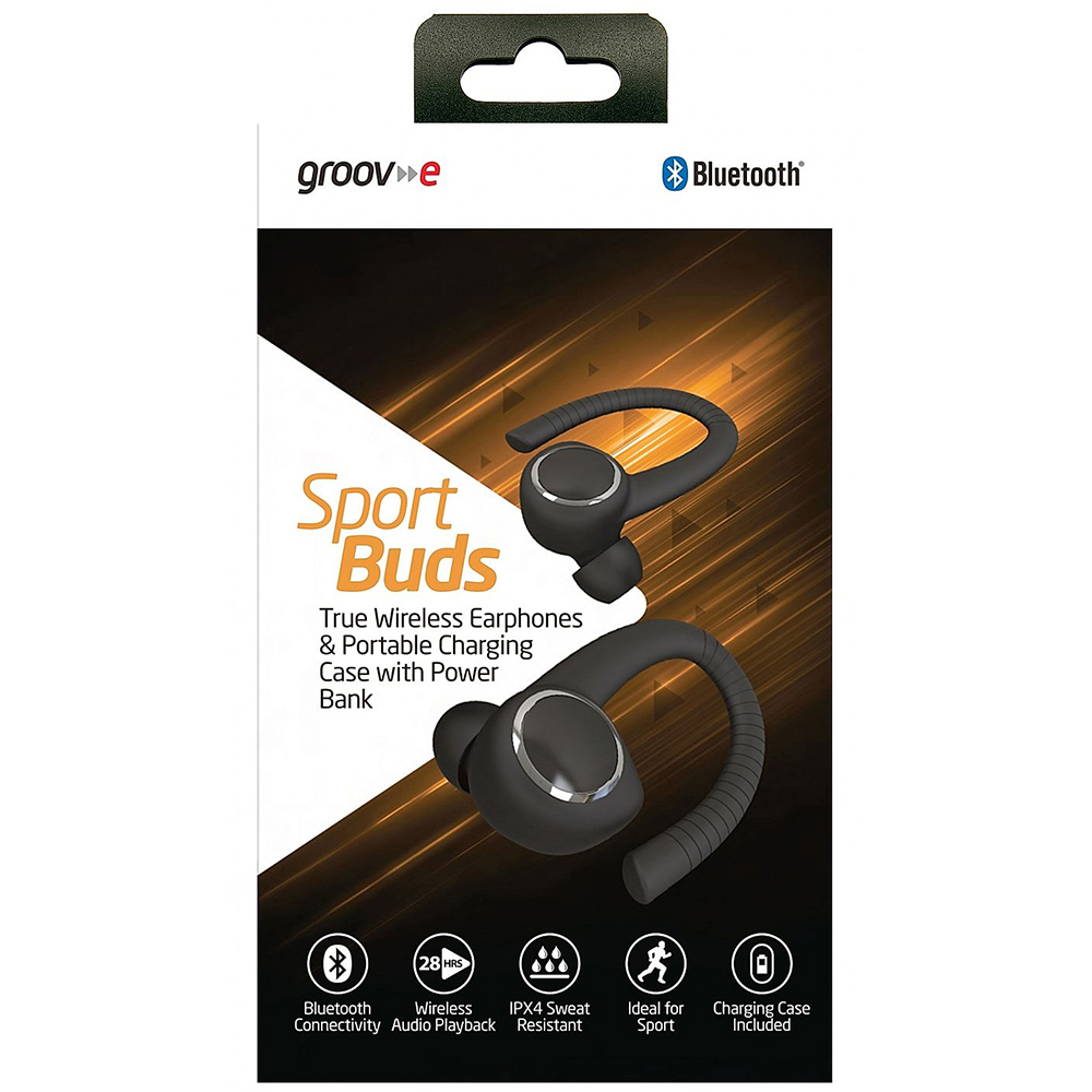 Groov-e Sport Buds True Wireless Earphones with Charging Case and Power Bank Image 8