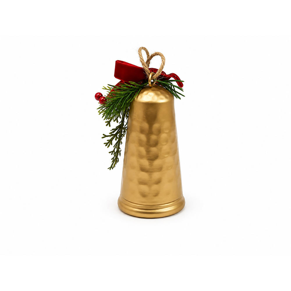 Gold Floristry Bell Hanging Decoration Image 6