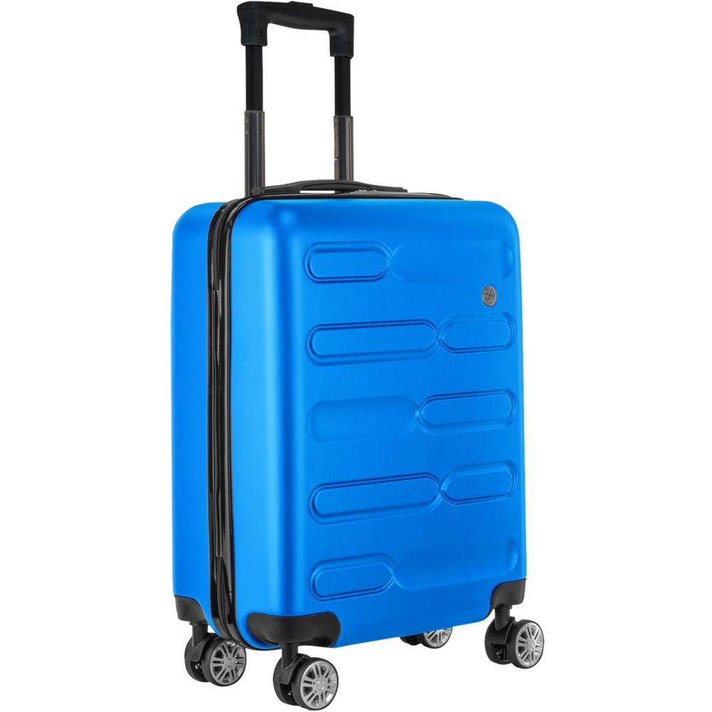 SA Products Blue Carry On Cabin Suitcase 55cm Image 3