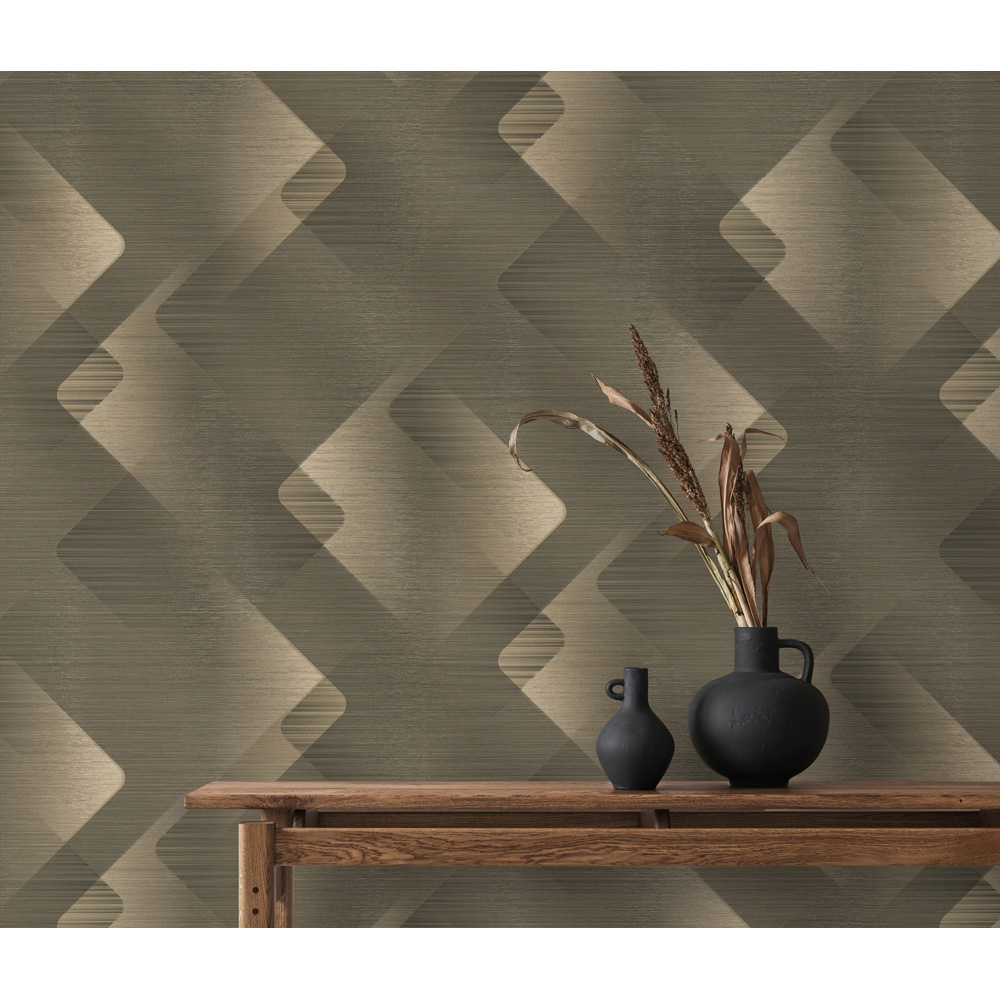 Erismann Elysium Vertex Gold Wallpaper Image 3