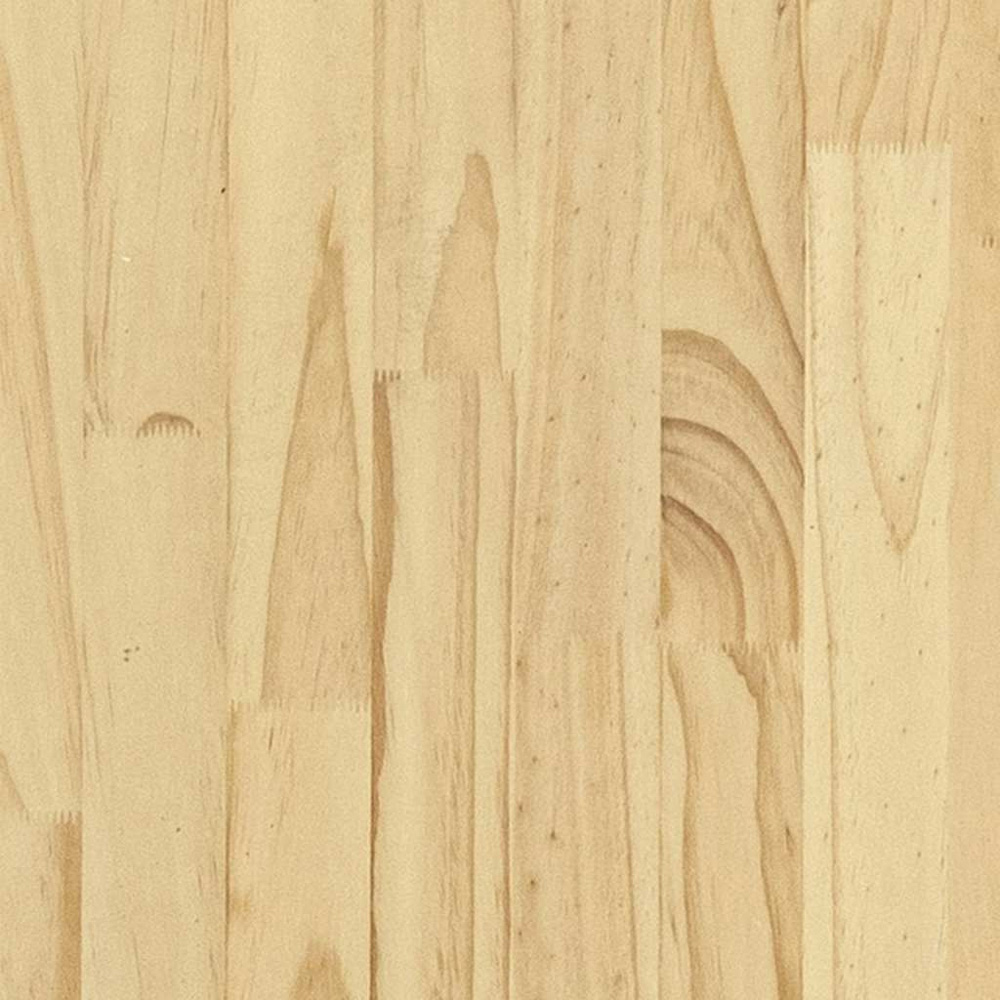 vidaXL 2 Door Natural Solid Pine Wood Side Cabinet Image 6
