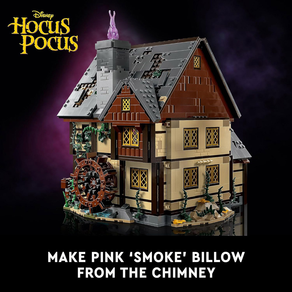 LEGO Disney Hocus Pocus The Sanderson Sisters Witches House Building Kit Image 4
