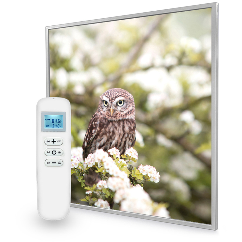 Mirrorstone Nexus Owl In The Spring Picture Wi-Fi Infrared Heating Panel 350W 595 x 595mm Image 2