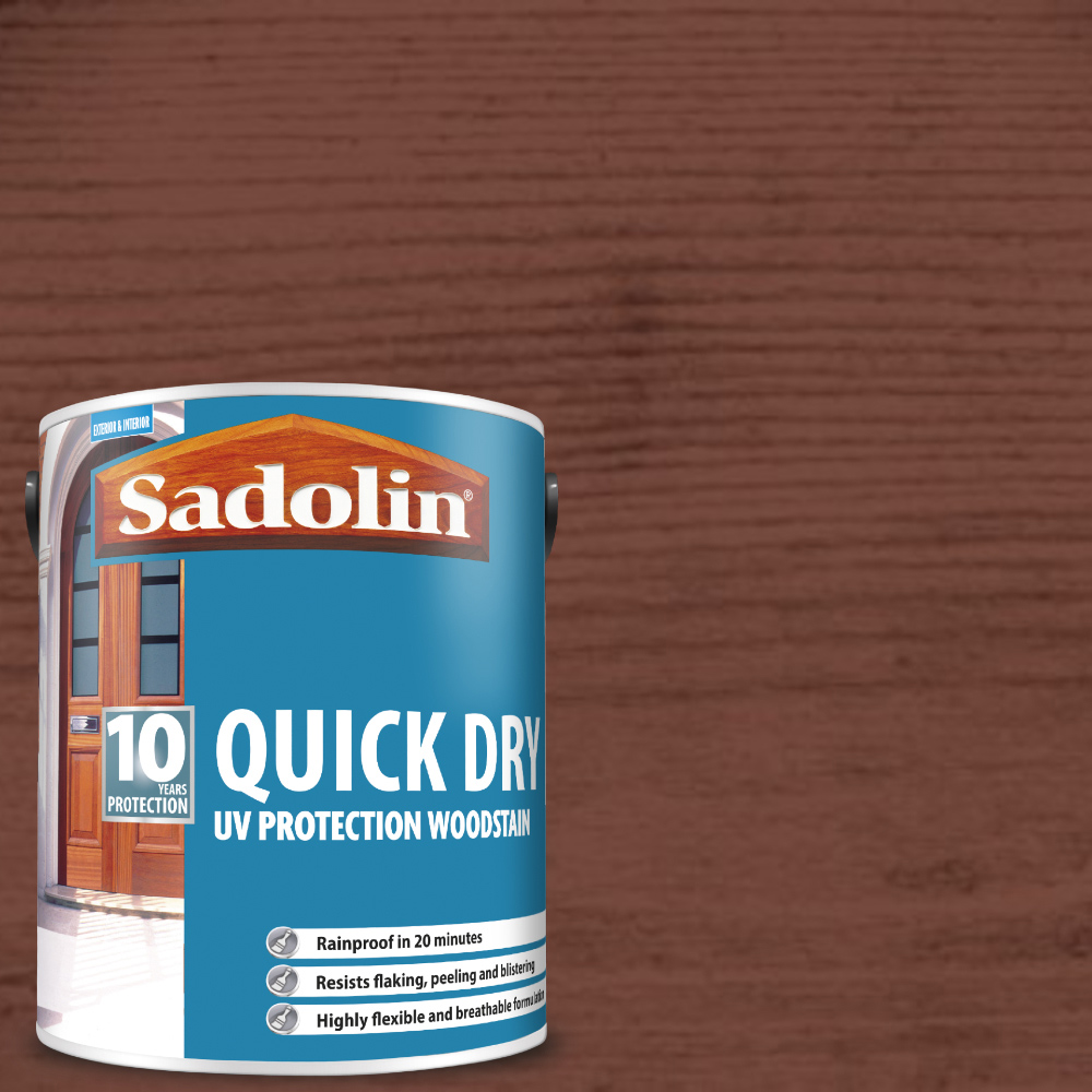 Sadolin Quick Dry 10 Year Teak Woodstain 5L Image 4
