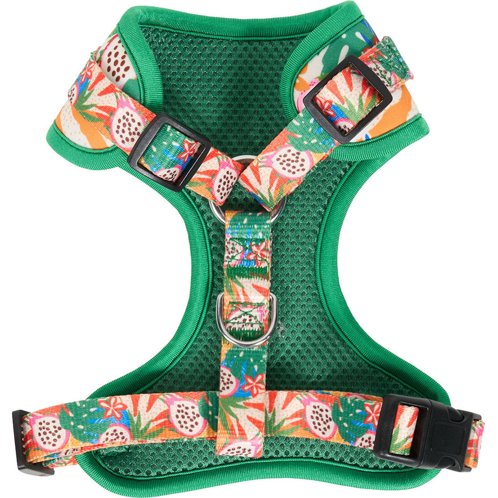 Jungle Fruits Dog Harness Green Image 3
