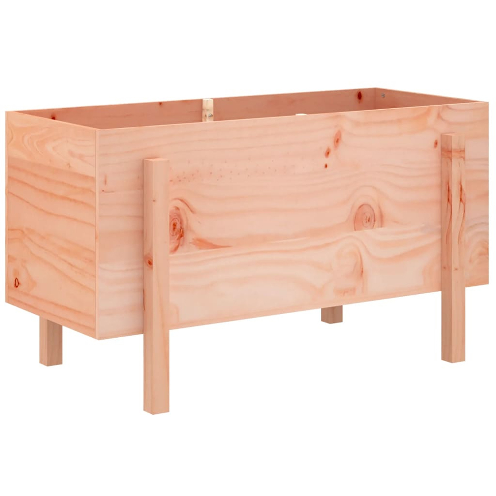 vidaXL Natural Solid Douglas Wood Raised Garden Bed 57 x 101 x 50cm Image 1