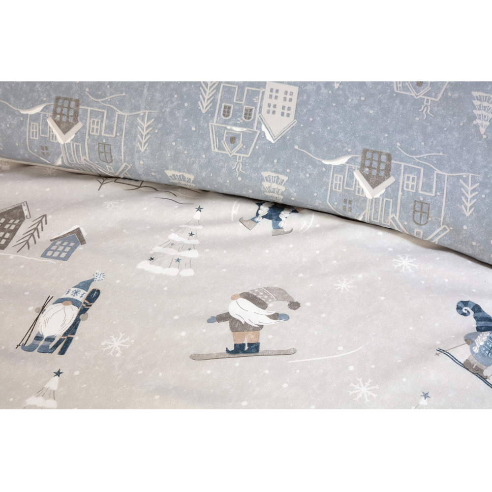 Gonk Ski Season Duvet Set Grey Double Image 7