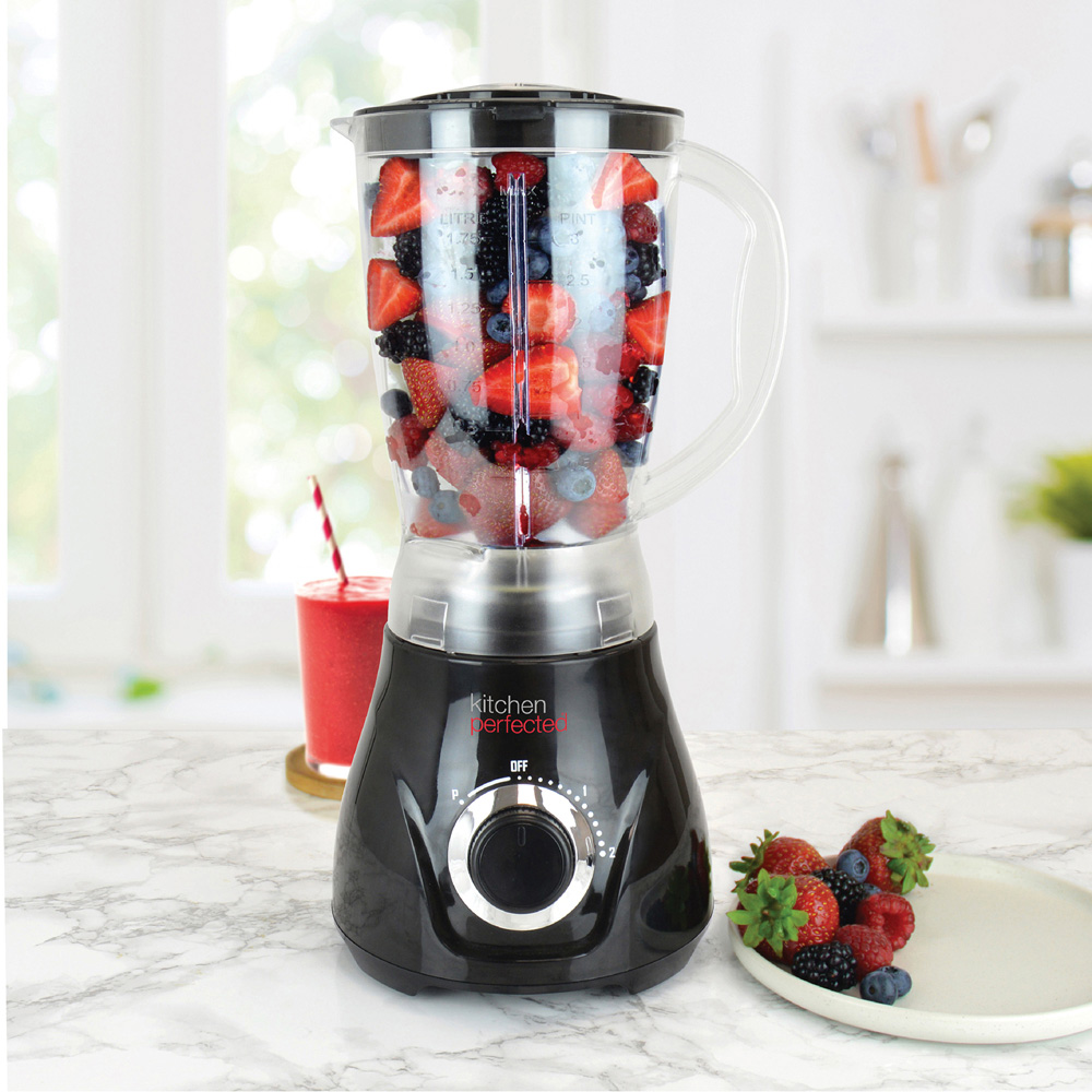 Kitchen Perfected LY5014 Black 1.5L Jug Blender with Grinder Mill 500W Image 2