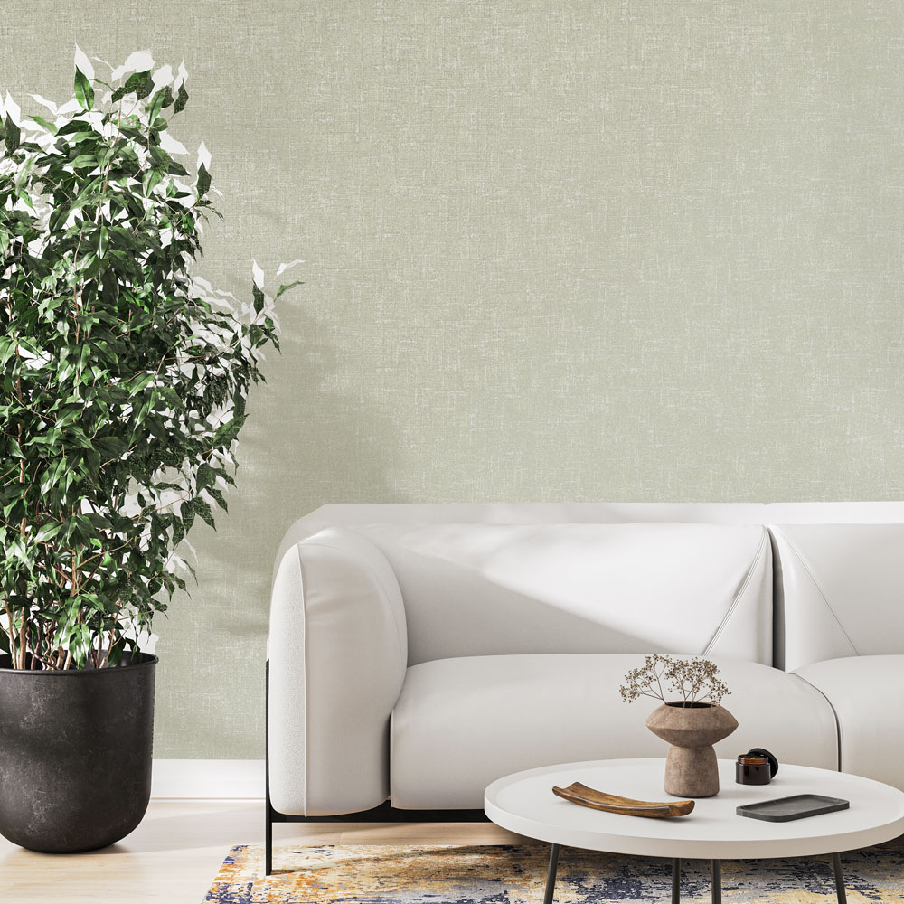 Superfresco Colours Midas Texture Sage Gold Wallpaper Image 3