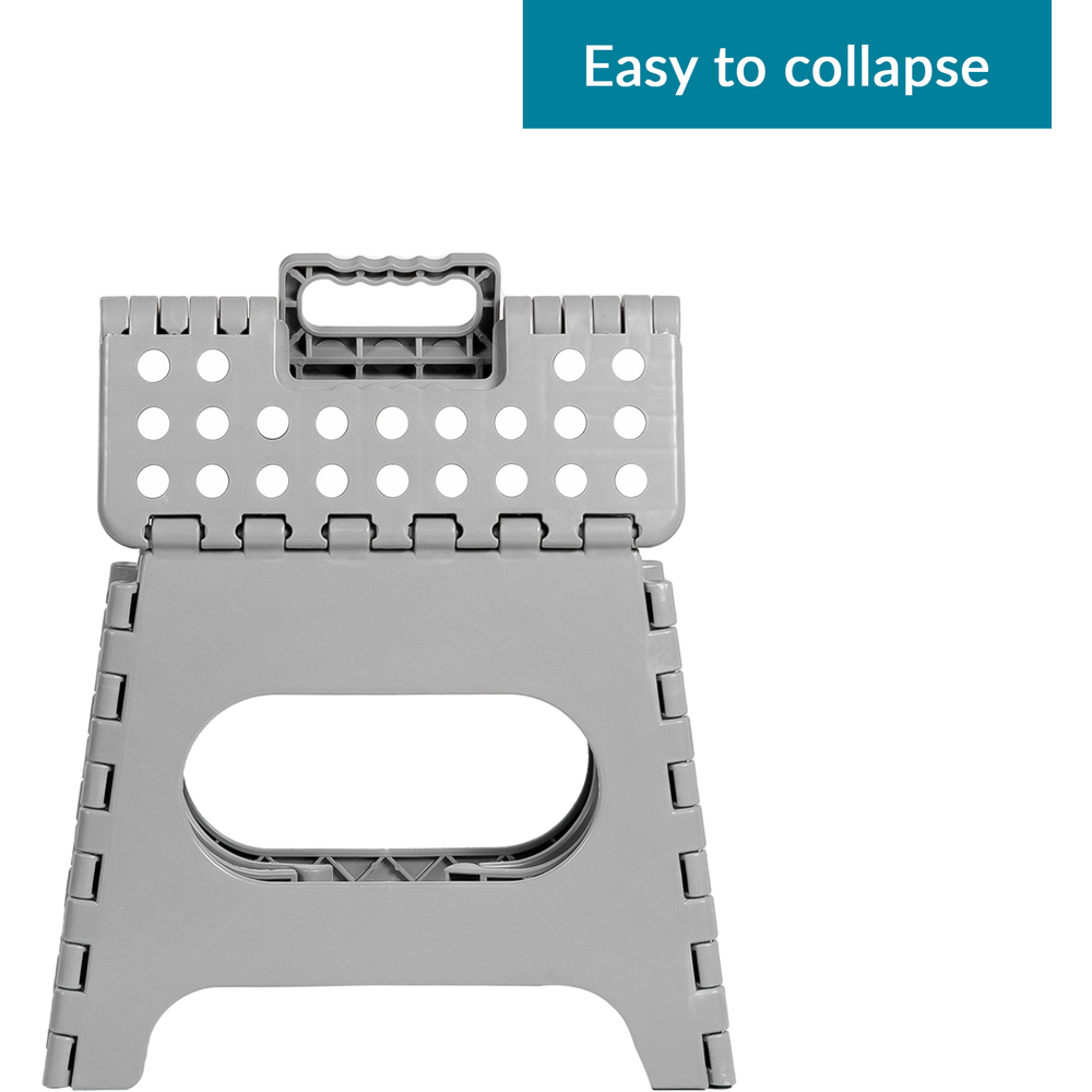 Innoteck Essentials Grey Foldable Step Stool Medium  Image 3