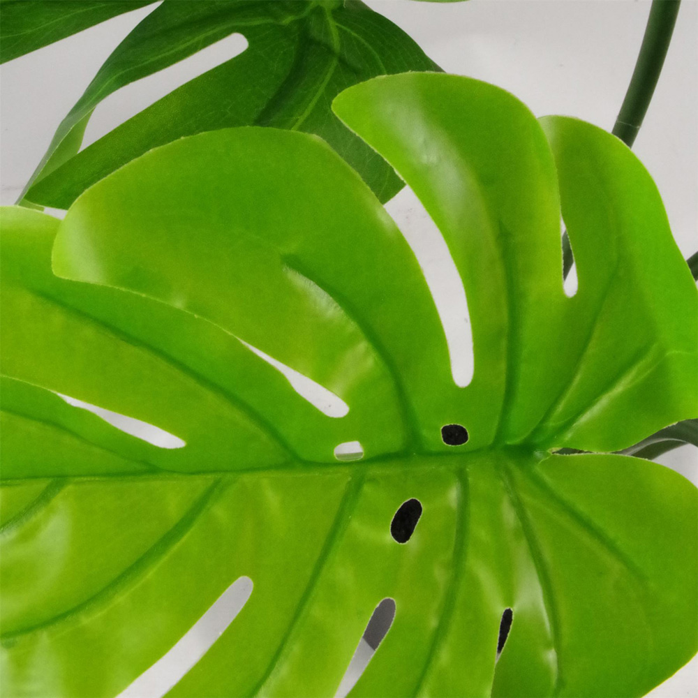 Leaf Monstera Twisted Cheese Artificial Plant Pot 60cm Image 4