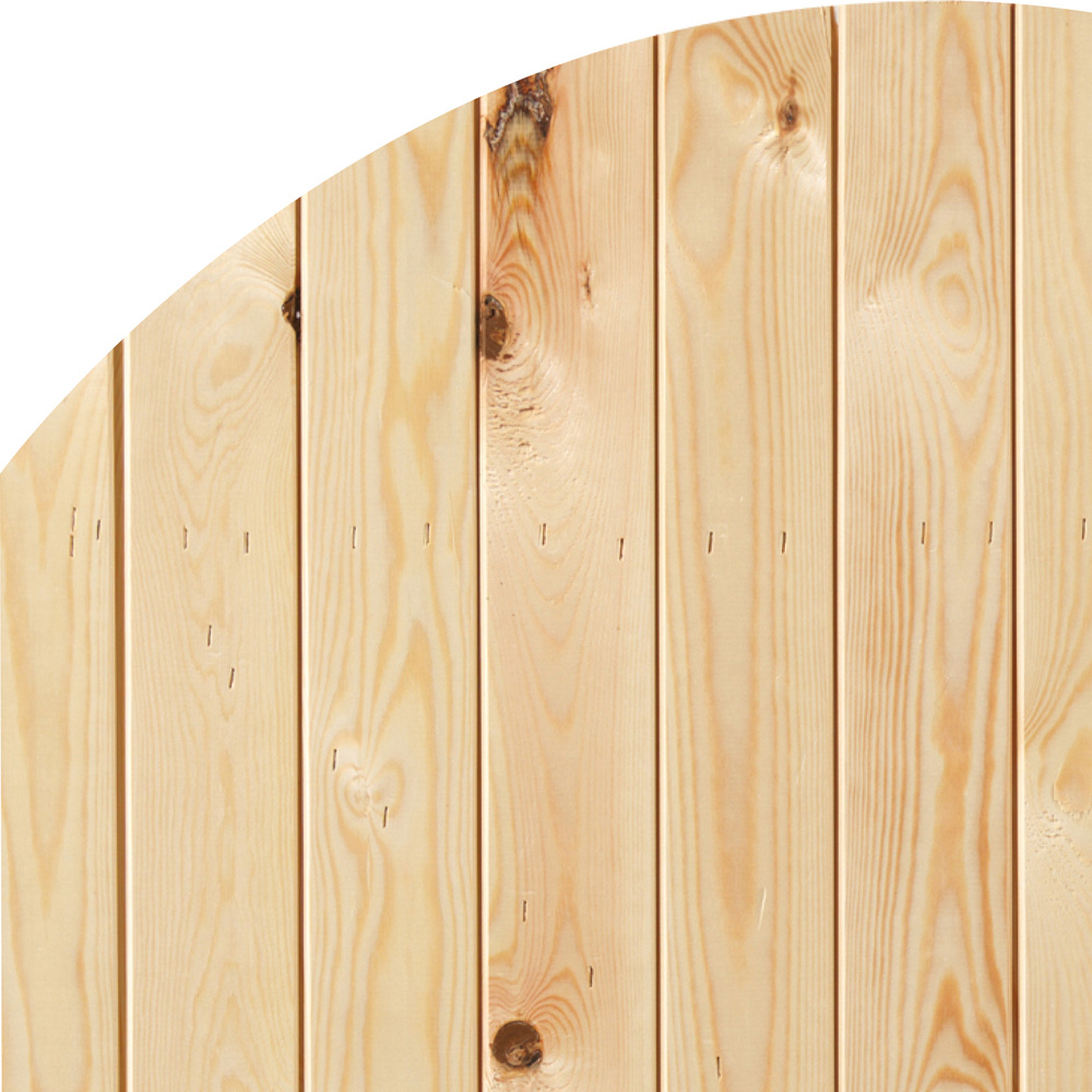 JB Kind Oxford Softwood Boarded Arched Gate External Door 1829 x 915mm Image 3