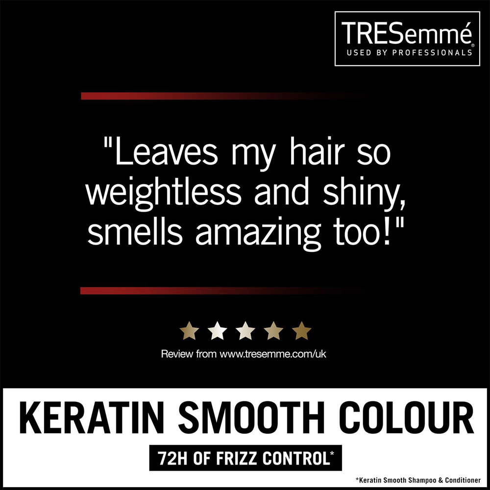 TRESemme Keratin Smooth Marula Oil Frizzy Hair Conditioner 100ml 12 Pack Image 5