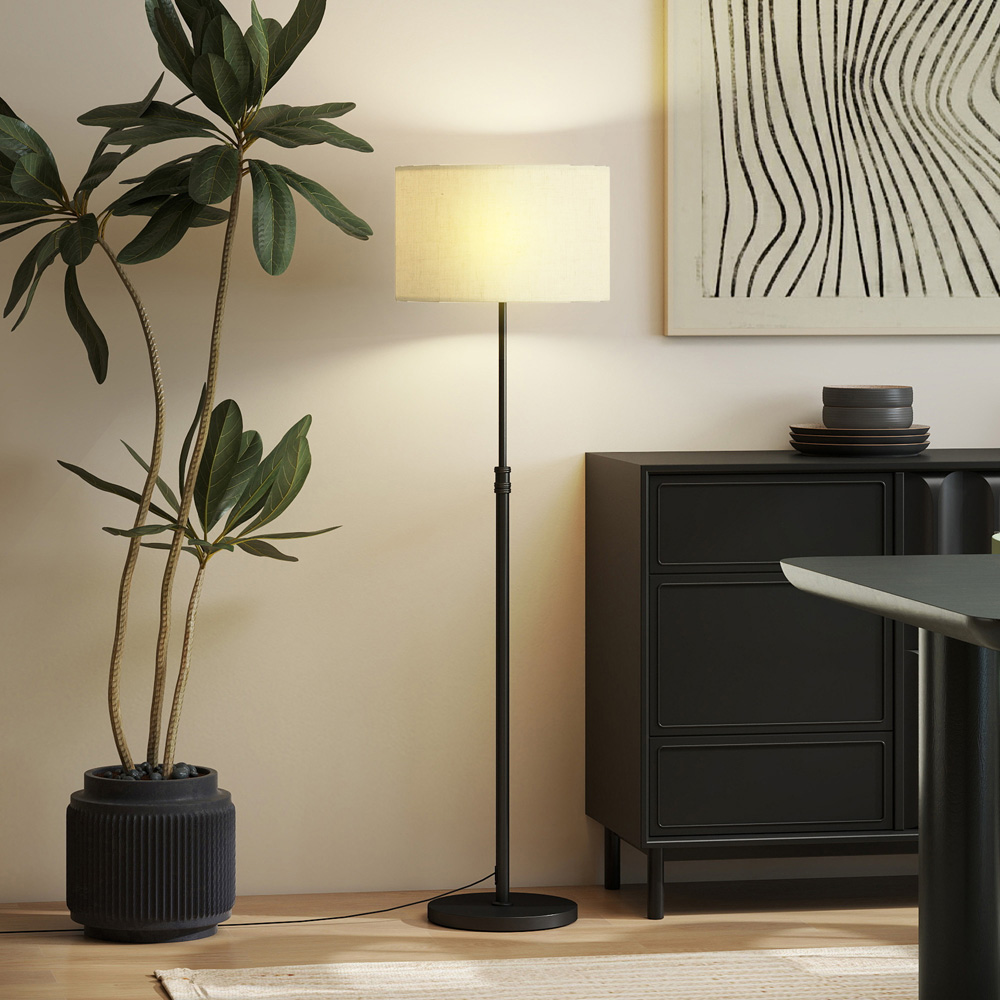 HOMCOM Modern Adjustable Colour Temperature Dimmable Floor Lamp Image 4
