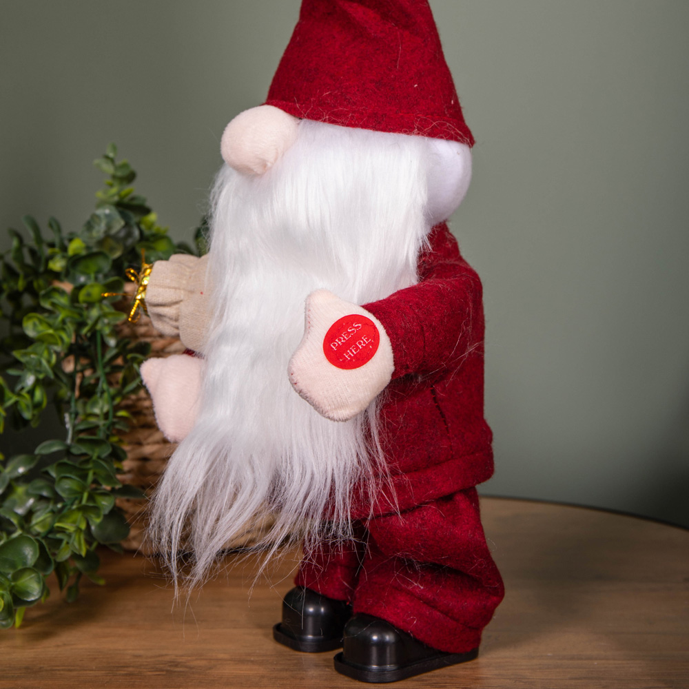 Samuel Alexander Red Musical Walking Gonk Christmas Decoration 35cm Image 5
