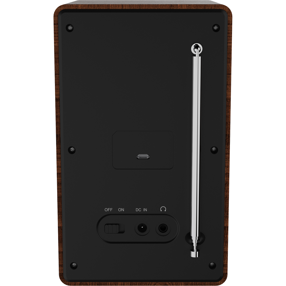 Majority Barton DAB and DAB FM Radio Walnut Image 2