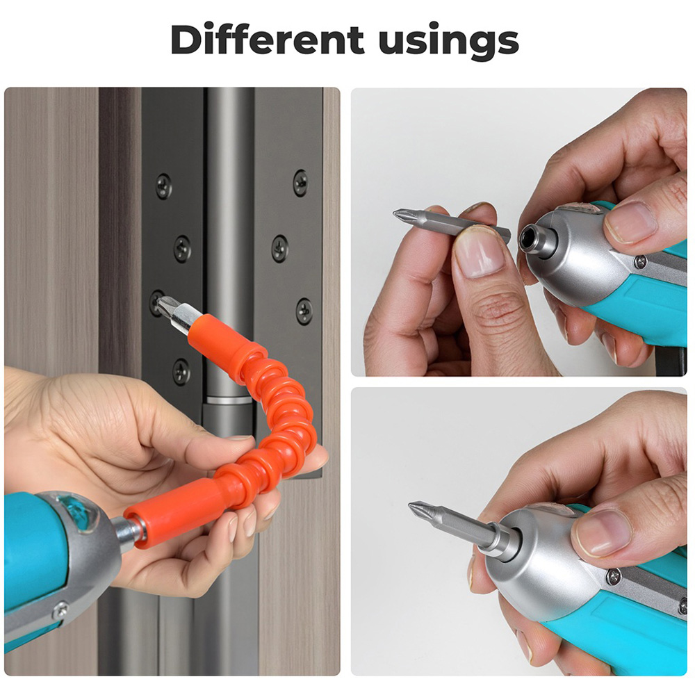 Traderight 47 Piece Rechargeable Cordless Screwdriver Set Image 8