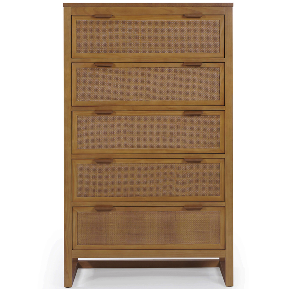 Teamson Home Hatteras 5 Drawer Natural Dresser Image 3
