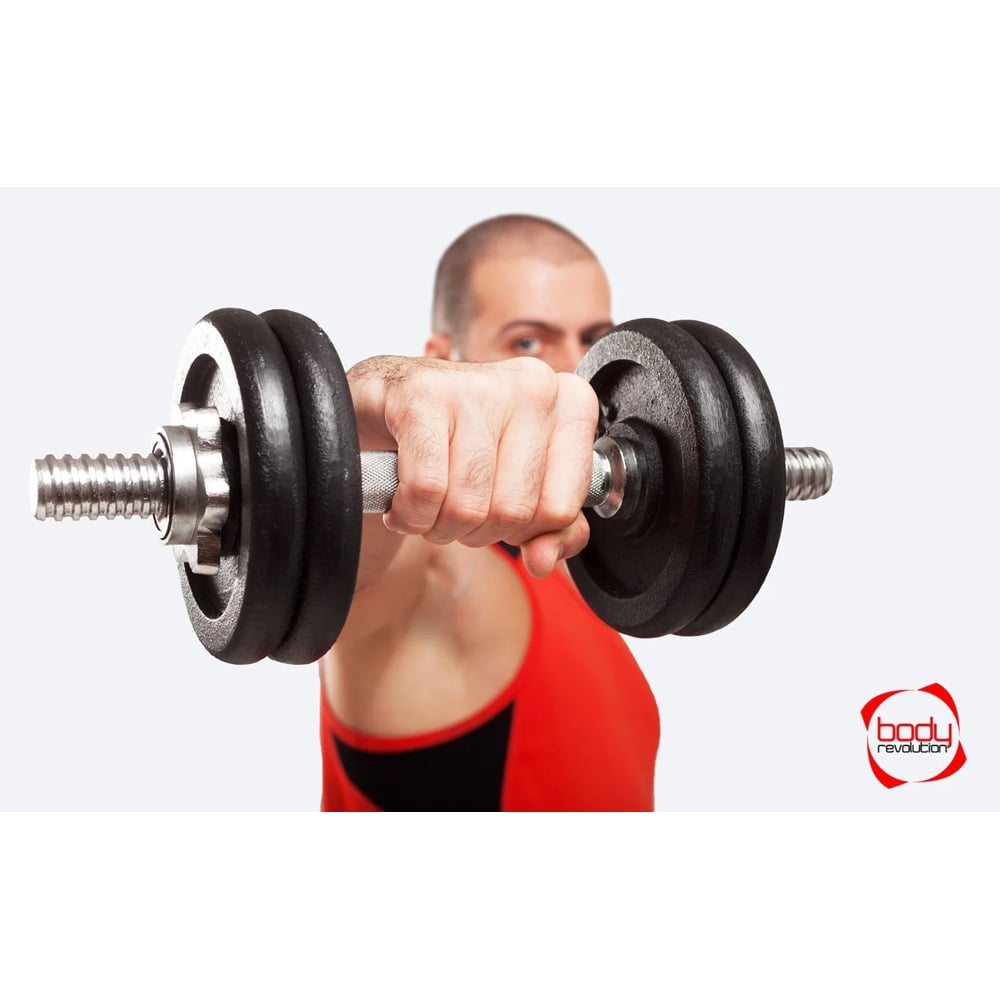 Body Revolution Cast Iron Weight Plates 10kg 2 Pack Image 5