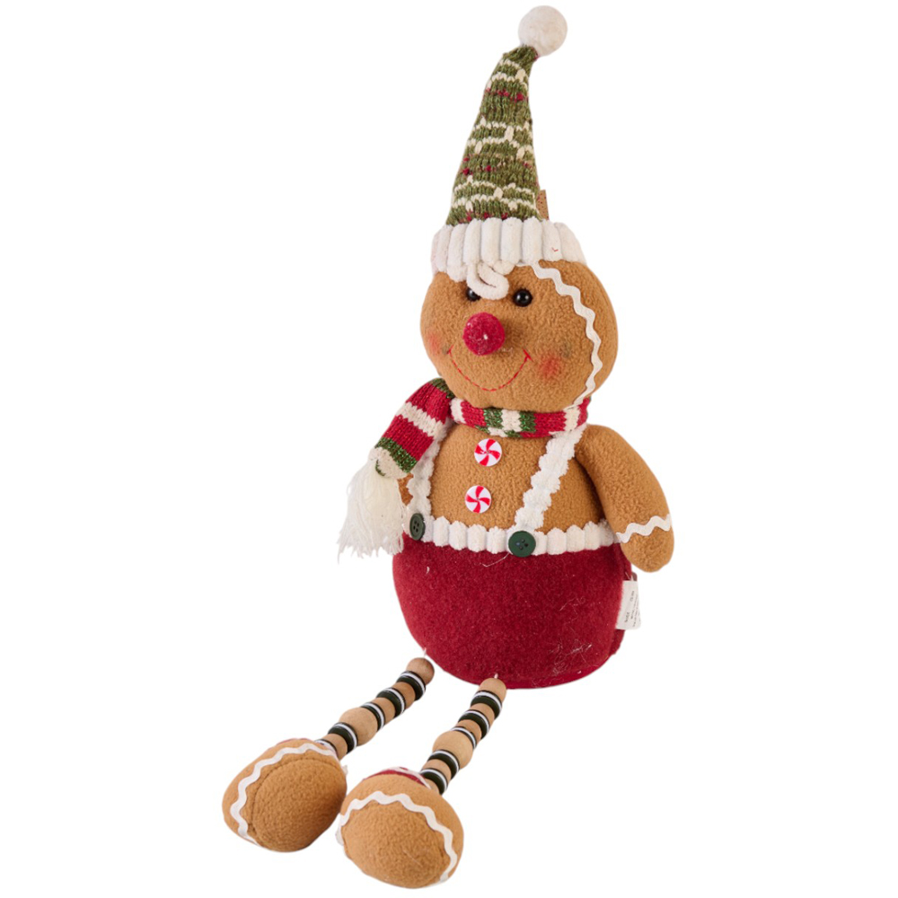 Single Candy Cane Lane Sitting Gingerbread Ornament in Assorted styles Image 2
